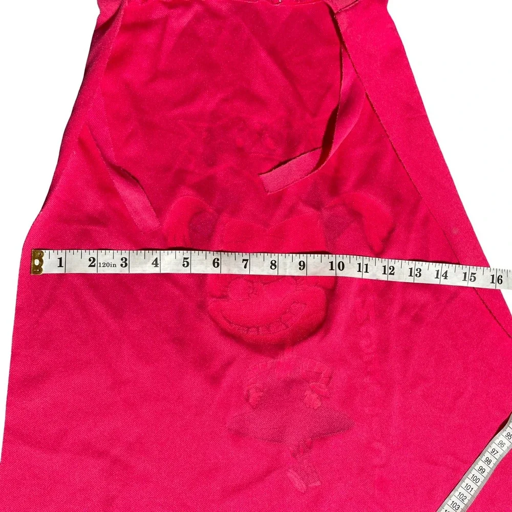 Rugrats Angelica Pickles Hooded Cape Pink Mask Scalloped Hem Kids One Size